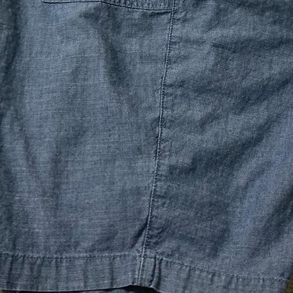EUC Karen Scott Woven Chambray Shorts Plus Size 18 - Picture 5 of 8